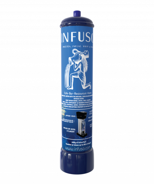 Infuso N2O 640g cylinder.