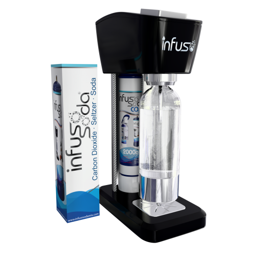 Infuso Soda Water Machine includes 640g CO2 cylinder